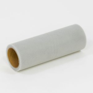 Tiul w rolce 30cm x 10y szary